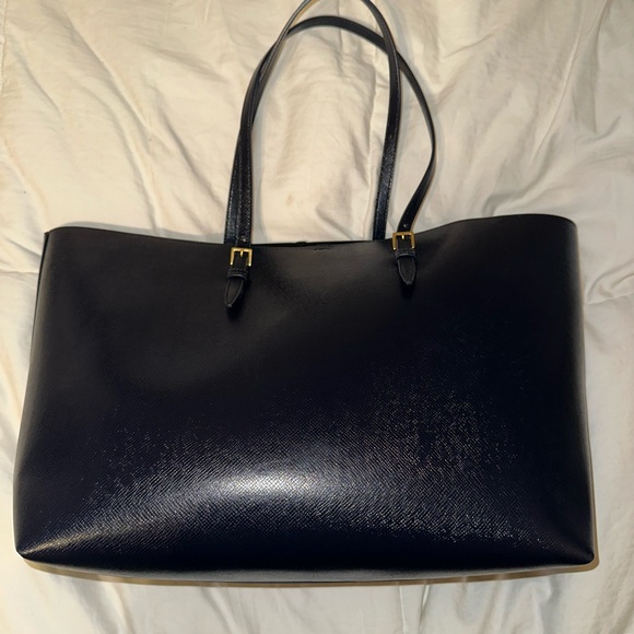 Saint Laurent Boucle Embossed Leather Shopping Tote - Picture 11 of 14